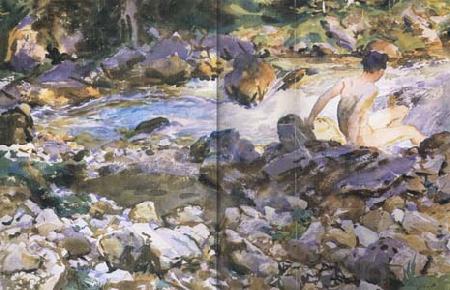 John Singer Sargent Mountain Stream (mk18) Germany oil painting art